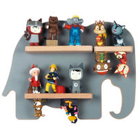 KINDERREGAL  - Grau, Modern, Holzwerkstoff (33/24/5cm) - MID.YOU