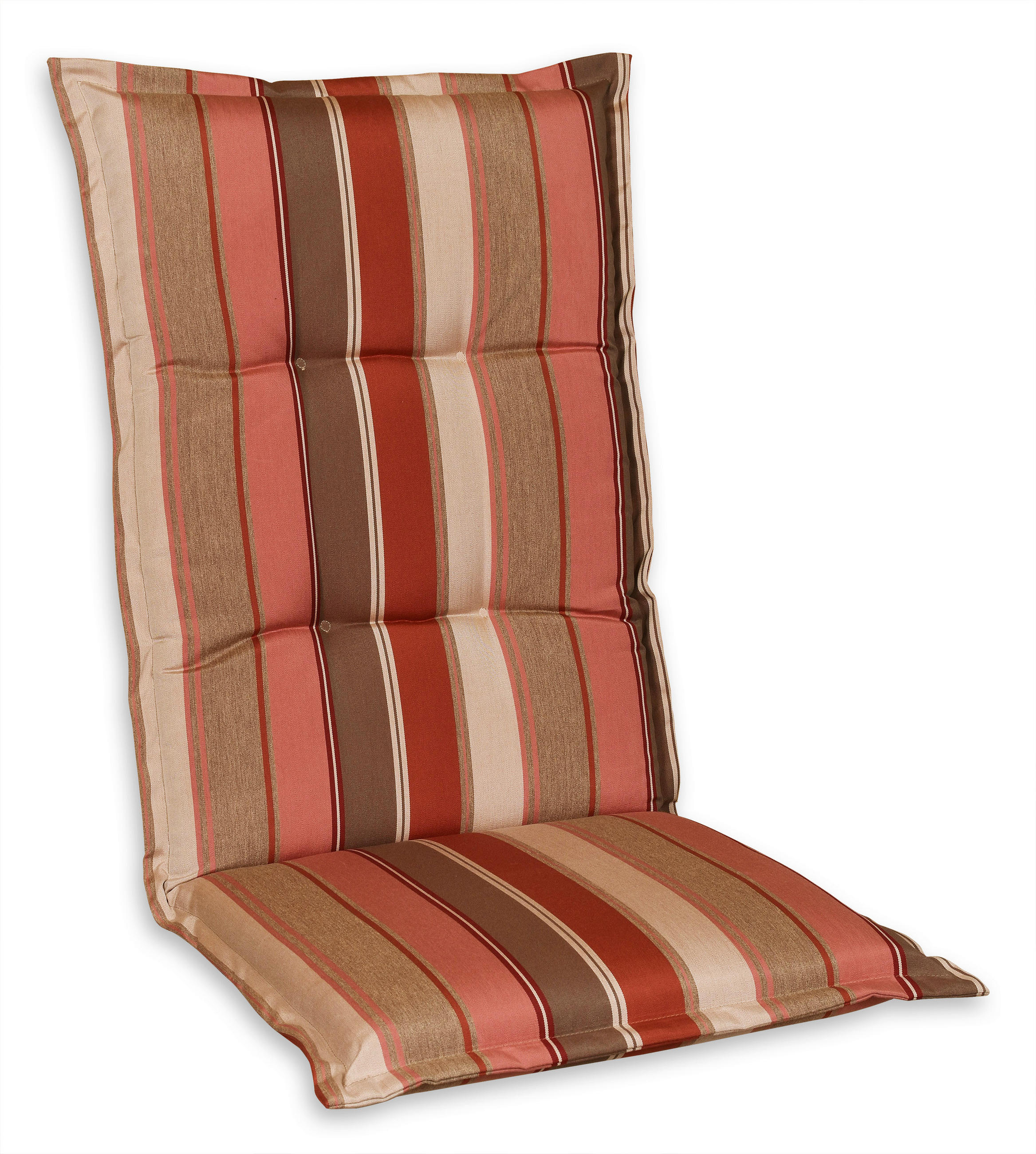 SESSELAUFLAGE in  - Hellbraun/Dunkelrosa, Basics, Textil (120/9/50cm)