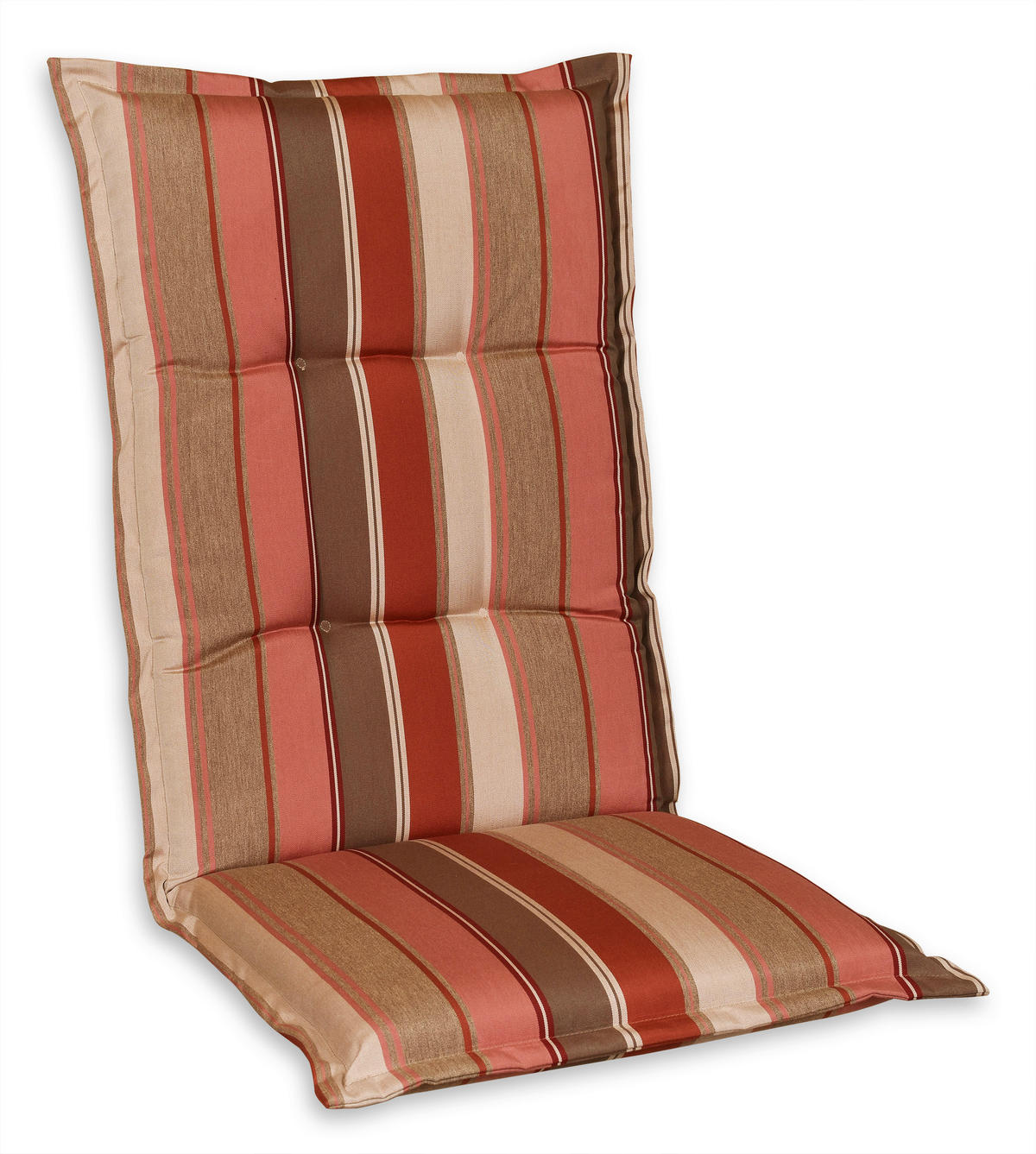 SESSELAUFLAGE in  - Hellbraun/Dunkelrosa, Basics, Textil (120/9/50cm)