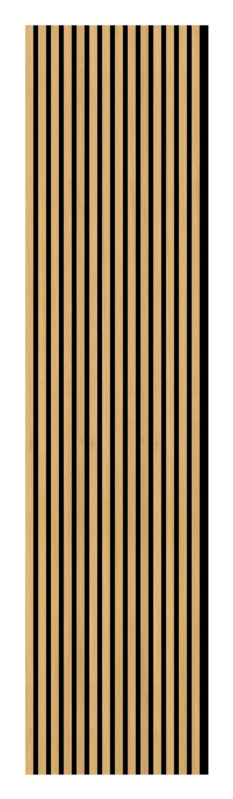AKUSTIKPANEEL Eiche furniert 57.25/1.9/267 cm  - Eichefarben, KONVENTIONELL, Holzwerkstoff/Textil (57.25/1.9/267cm)