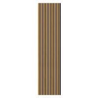 AKUSTIKPANEEL Eiche furniert 57.25/1.9/267 cm  - Eichefarben, KONVENTIONELL, Holzwerkstoff/Textil (57.25/1.9/267cm)