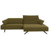ECKSOFA in Struktur Hellgrün  - Anthrazit/Hellgrün, Design, Textil/Metall (276/165cm) - Himolla
