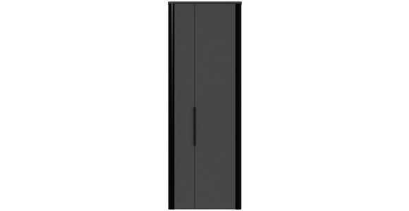GARDEROBENSCHRANK 66/191/34 cm - Anthrazit/Schwarz, Design, Holzwerkstoff/Metall (66/191/34cm) - Dieter Knoll