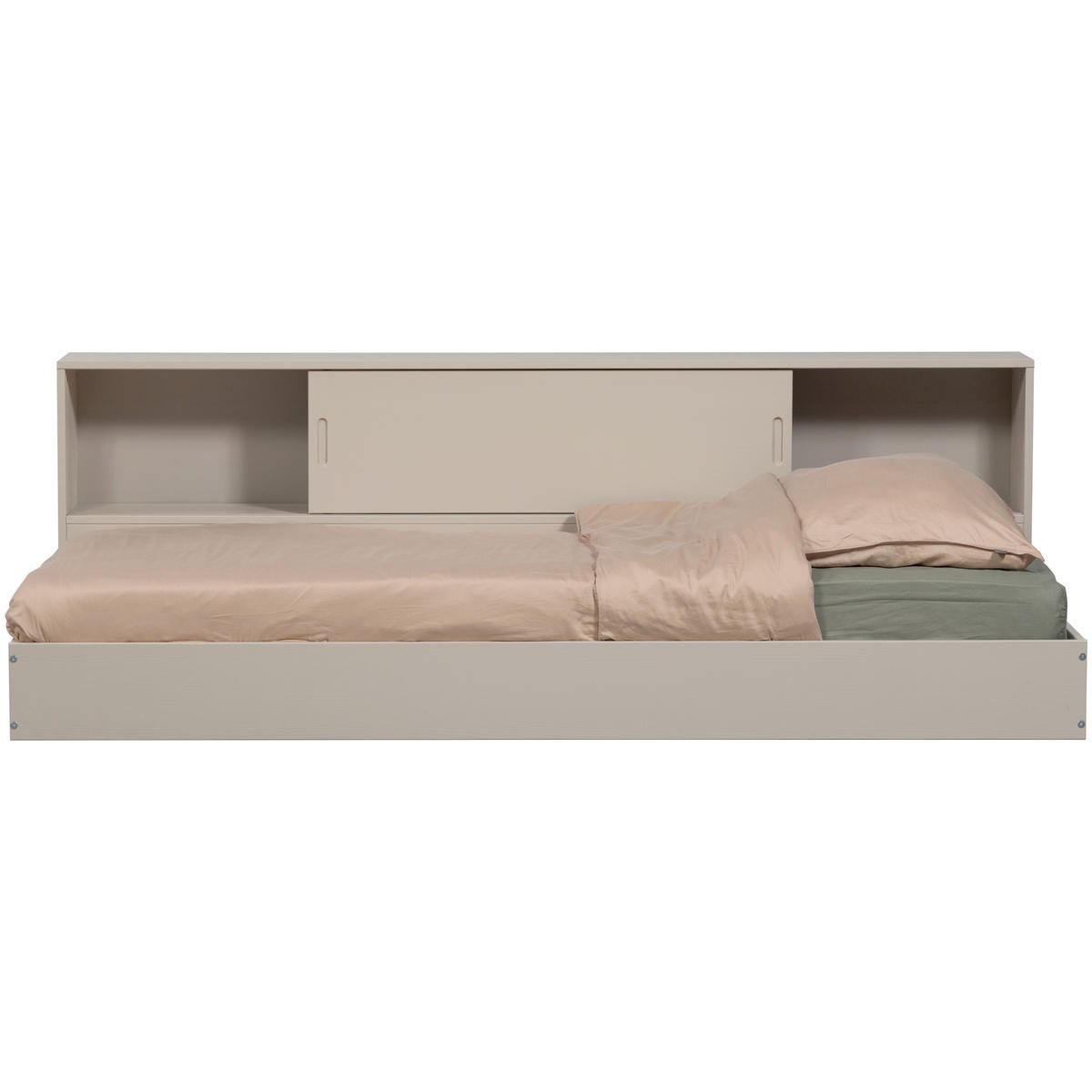 BODENBETT. 90/200 cm  in Grau  - Grau, Basics, Holz (90/200cm) - MID.YOU