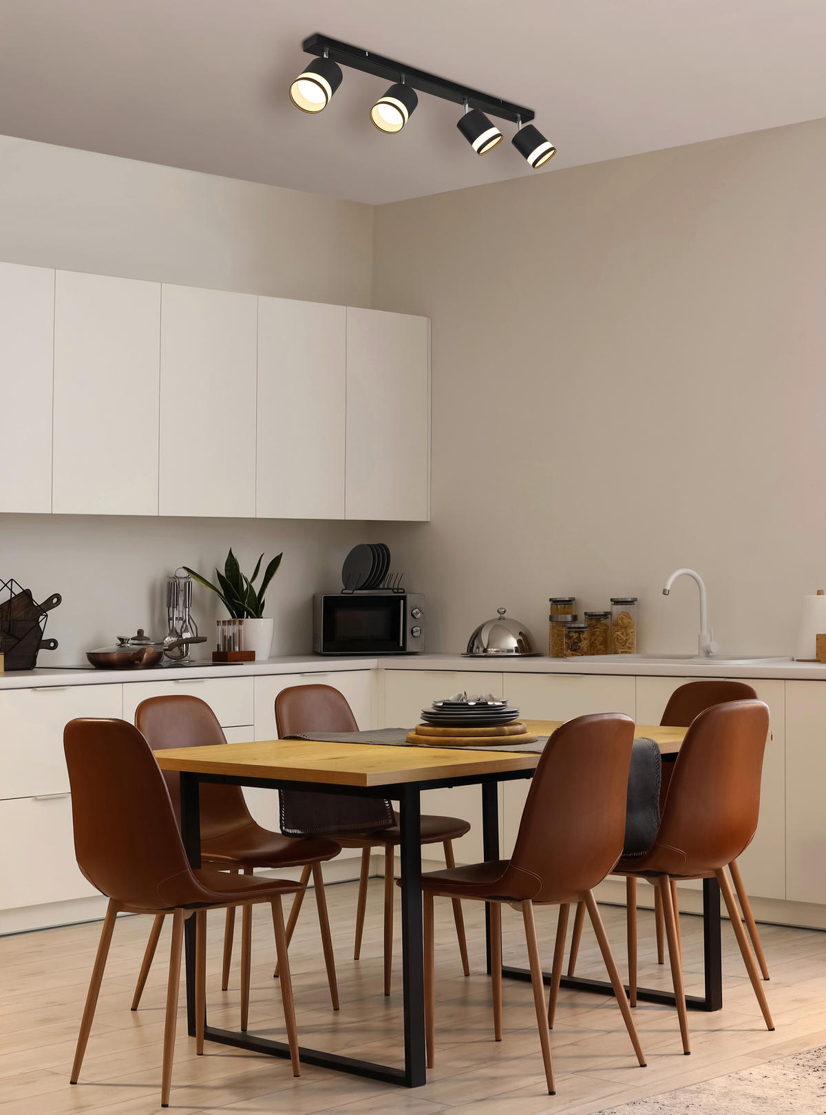 STRAHLER 80/8,2/18,5 cm   - Schwarz/Weiß, Design, Kunststoff/Metall (80/8,2/18,5cm) - Globo