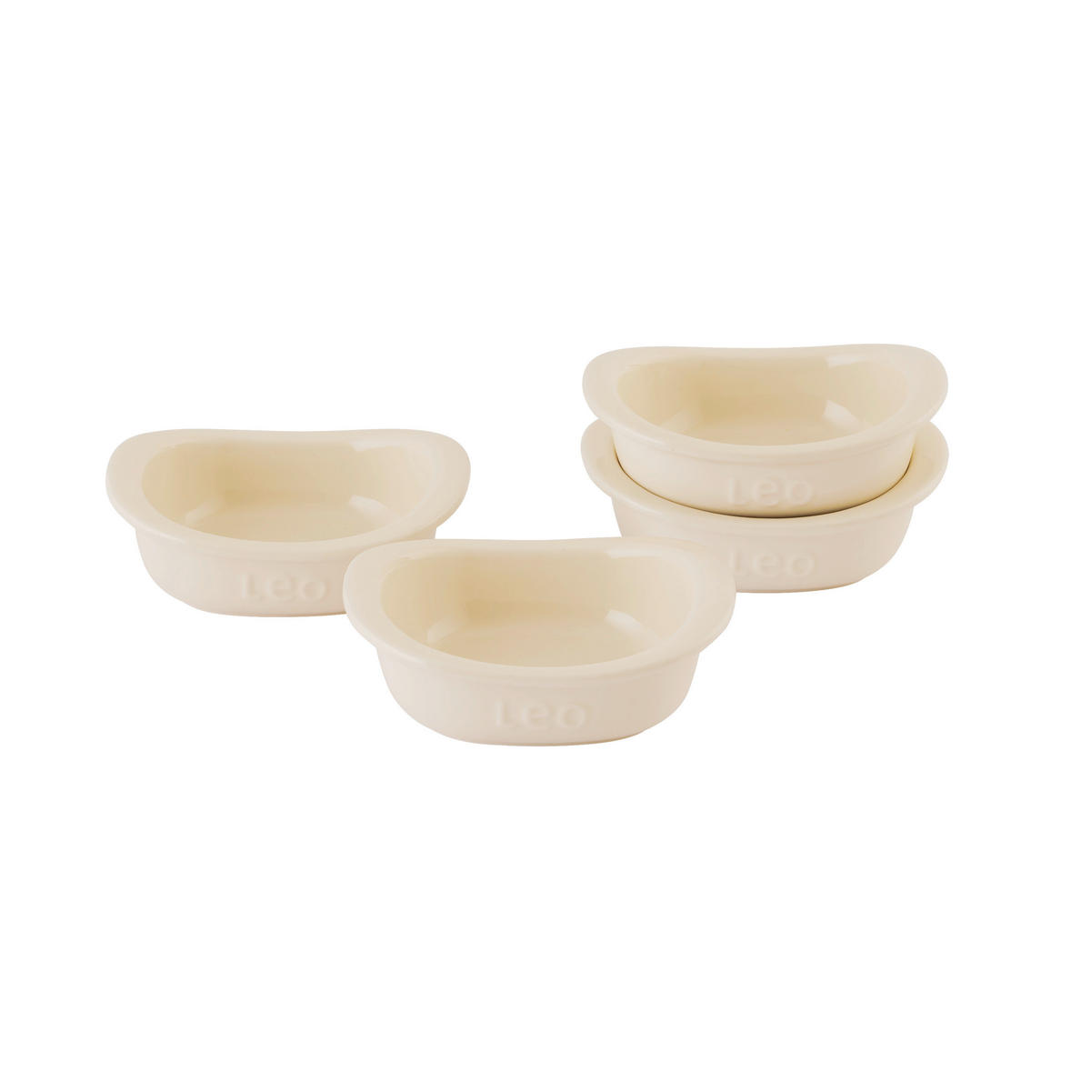AUFLAUFFORM 13,8/12,5/4,3 cm   - Creme, Basics, Keramik (13,8/12,5/4,3cm) - BergHOFF