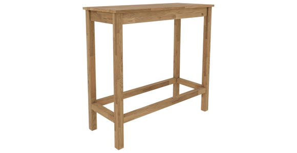 BARTISCH Wildeiche massiv rechteckig Wildeiche  - Wildeiche, KONVENTIONELL, Holz (108/45/107cm) - Cantus