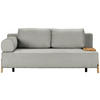 SCHLAFSOFA in Holz, Textil Hellgrau  - Hellgrau/Naturfarben, Design, Holz/Textil (211/88/102cm) - Niels Andersson