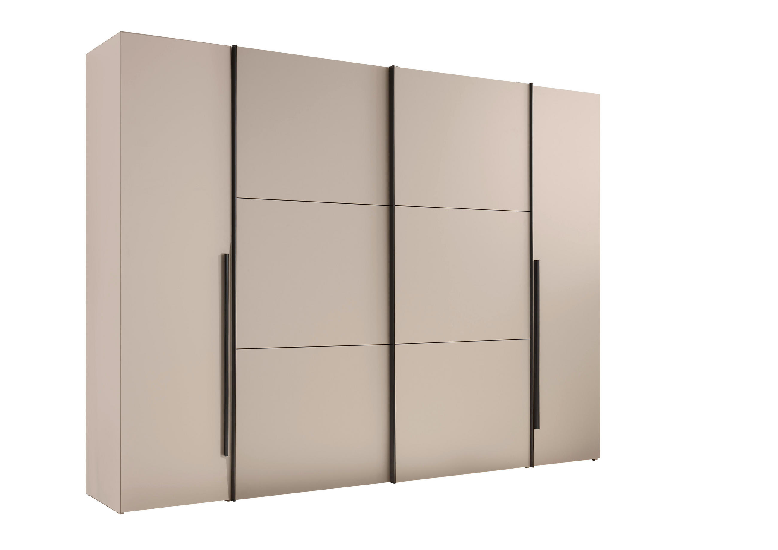 ORMAR ZA ODEĆU kašmir  267/205/57 cm  - kašmir/crna, Konvencionalno, metal/pločasti materijal (267/205/57cm) - Hom`in