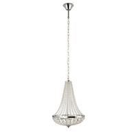 KRONLEUCHTER 40/55 cm   - Klar/Chromfarben, Basics, Glas/Metall (40/55cm) - Markslöjd