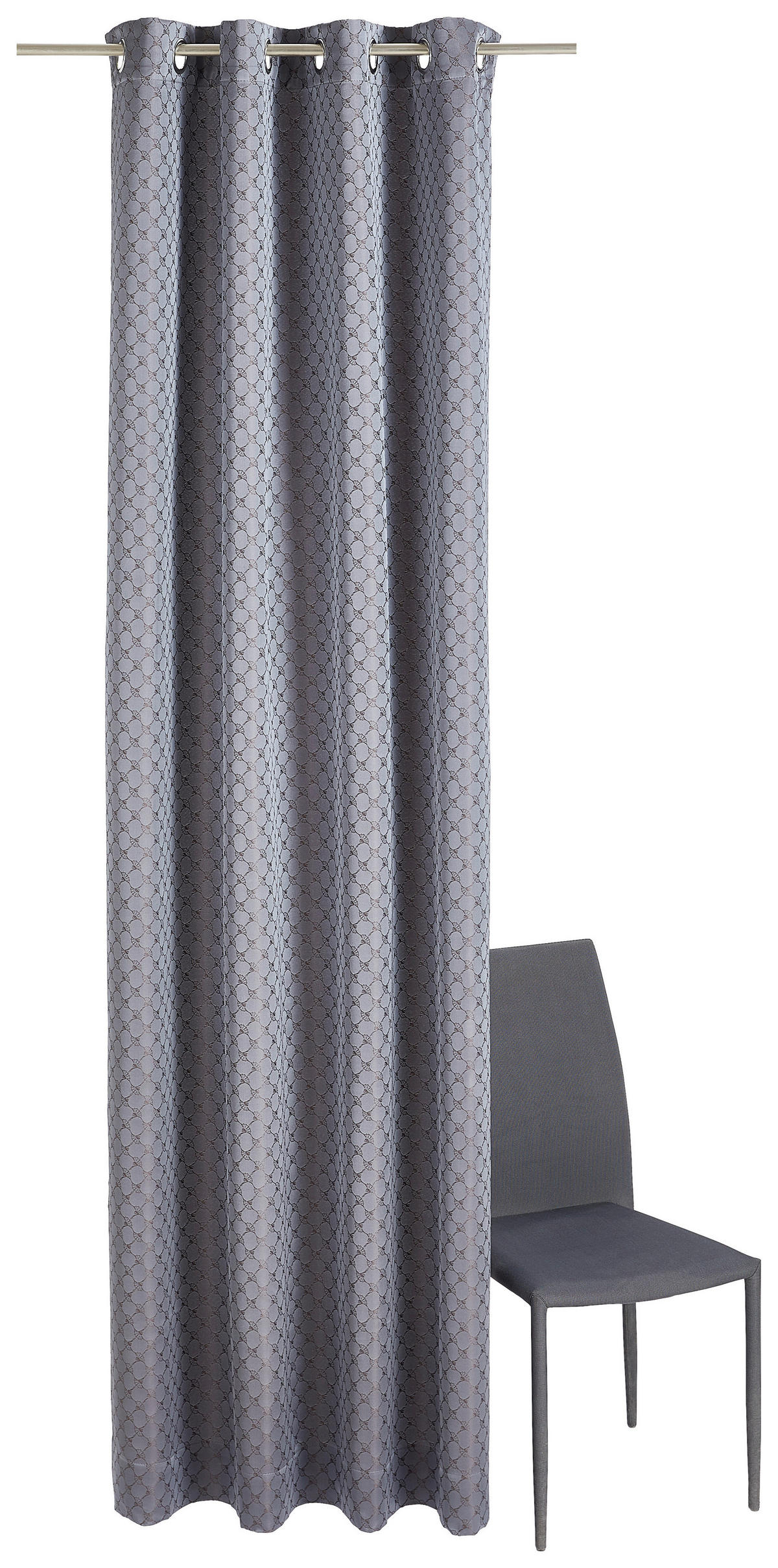ÖSENSCHAL J-Allovers blickdicht 140/250 cm   - Dunkelbraun, Design, Textil (140/250cm) - Joop!