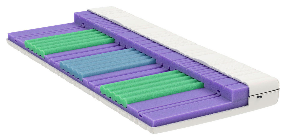 MATRATZE 90/200 cm Höhe ca. 20 cm  - Weiss, Basics, Textil (90/200cm) - Bico Hilding Anders