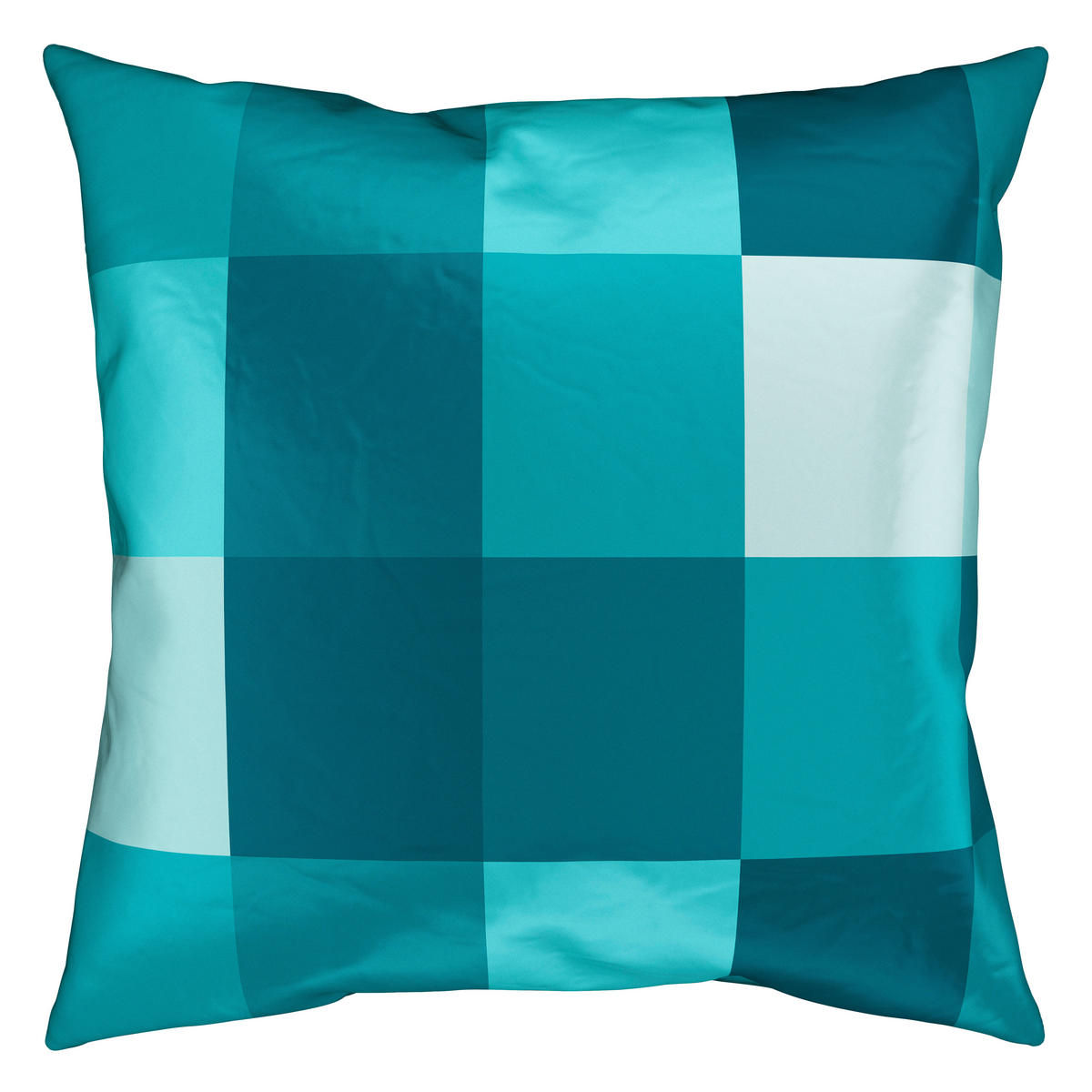 BETTWÄSCHE Beaufiat check Satin 200/200 cm  - Petrol, Textil (200/200cm) - Novel