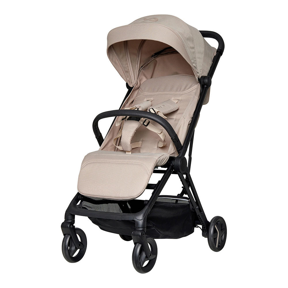 BUGGY RE-ACT  - Taupe/Schwarz, Basics, Kunststoff/Textil (108/85/51,5cm) - Koelstra