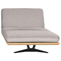 OTTOMANE Webstoff Naturfarben  - Beige/Schwarz, Design, Holz/Textil (114/92/165-218cm) - Dieter Knoll