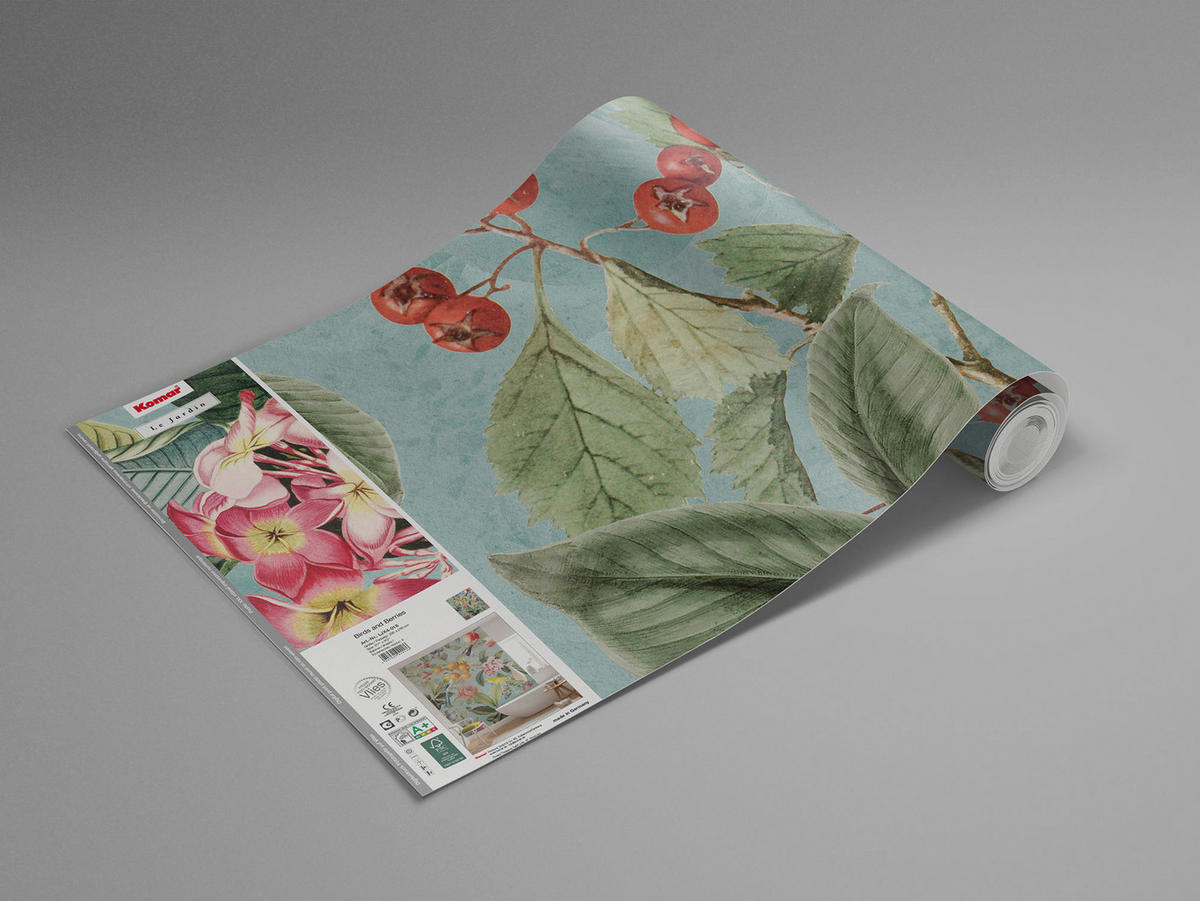 NON WOVEN-TAPET 200/250 cm  - multicolor, Basics (200/250cm) - Komar