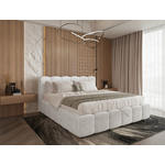 POLSTERBETT Lattenrost, Bettkasten Creme 180/200 cm  - Creme/Schwarz, KONVENTIONELL, Holz/Kunststoff (180/200cm) - Carryhome