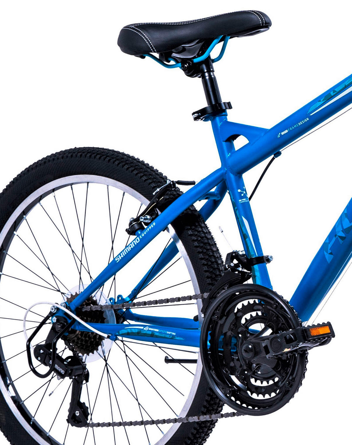 MOUNTAINBIKE 24 Zoll Kinder  - Blau, Basics, Metall (59,7/168,9/99cm)