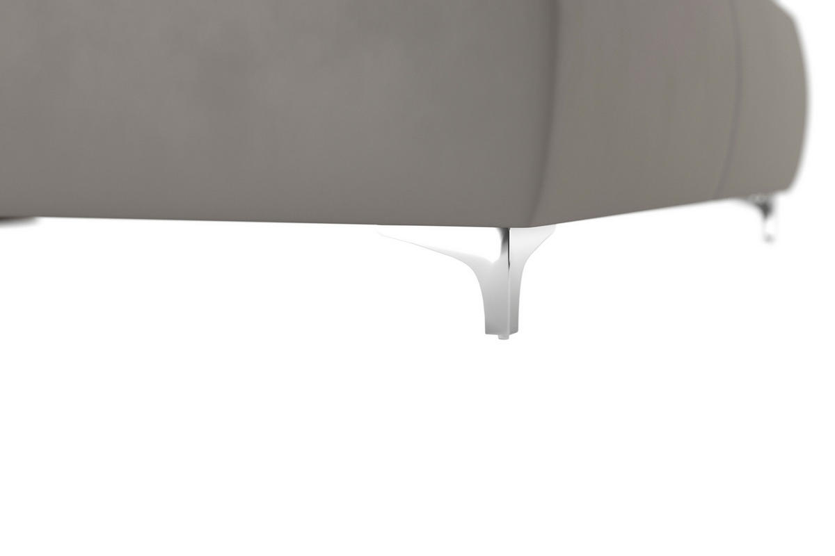 KÁRPITOZOTT ÁGY 160/200 cm  ezüst  - ezüst, Modern, műanyag/faalapú anyag (160/200cm) - Cantus
