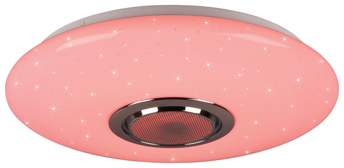 LED-DECKENLEUCHTE  41/8,5 cm    - Weiss, Design, Kunststoff (41/8,5cm) - P & B