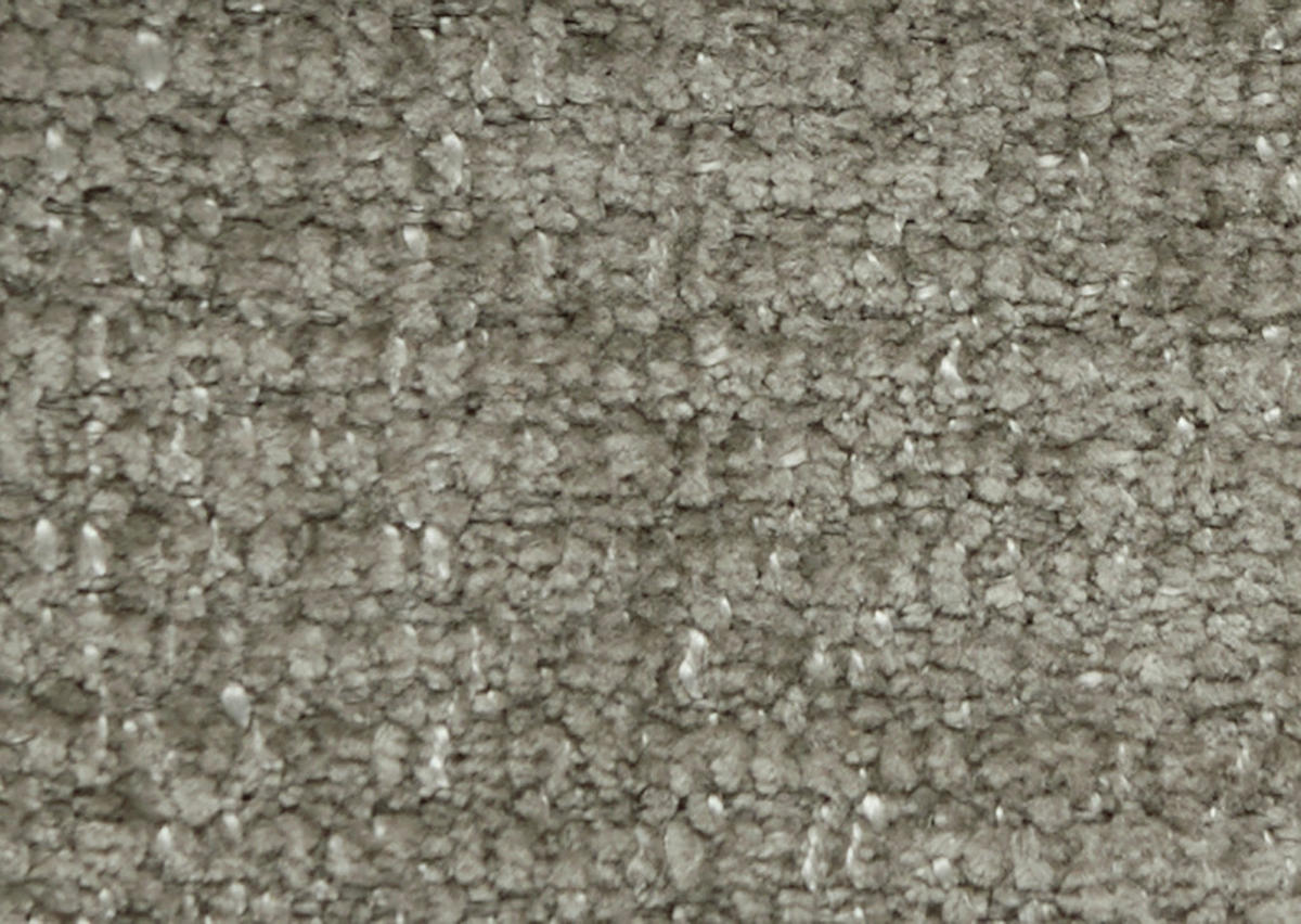 ECKSOFA in Chenille Graubraun  280/170-195 cm  - Graubraun/Schwarz, Design, Textil/Metall (280/170-195cm) - Dieter Knoll