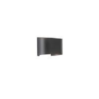 LED-WANDLEUCHTE Wall 18/12 cm   - Schwarz, Design, Metall (18/12cm) - Fischer & Honsel
