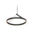 LED-HÄNGELEUCHTE Aero 45/150 cm   - Schwarz, Design, Metall (45/150cm) - Dieter Knoll