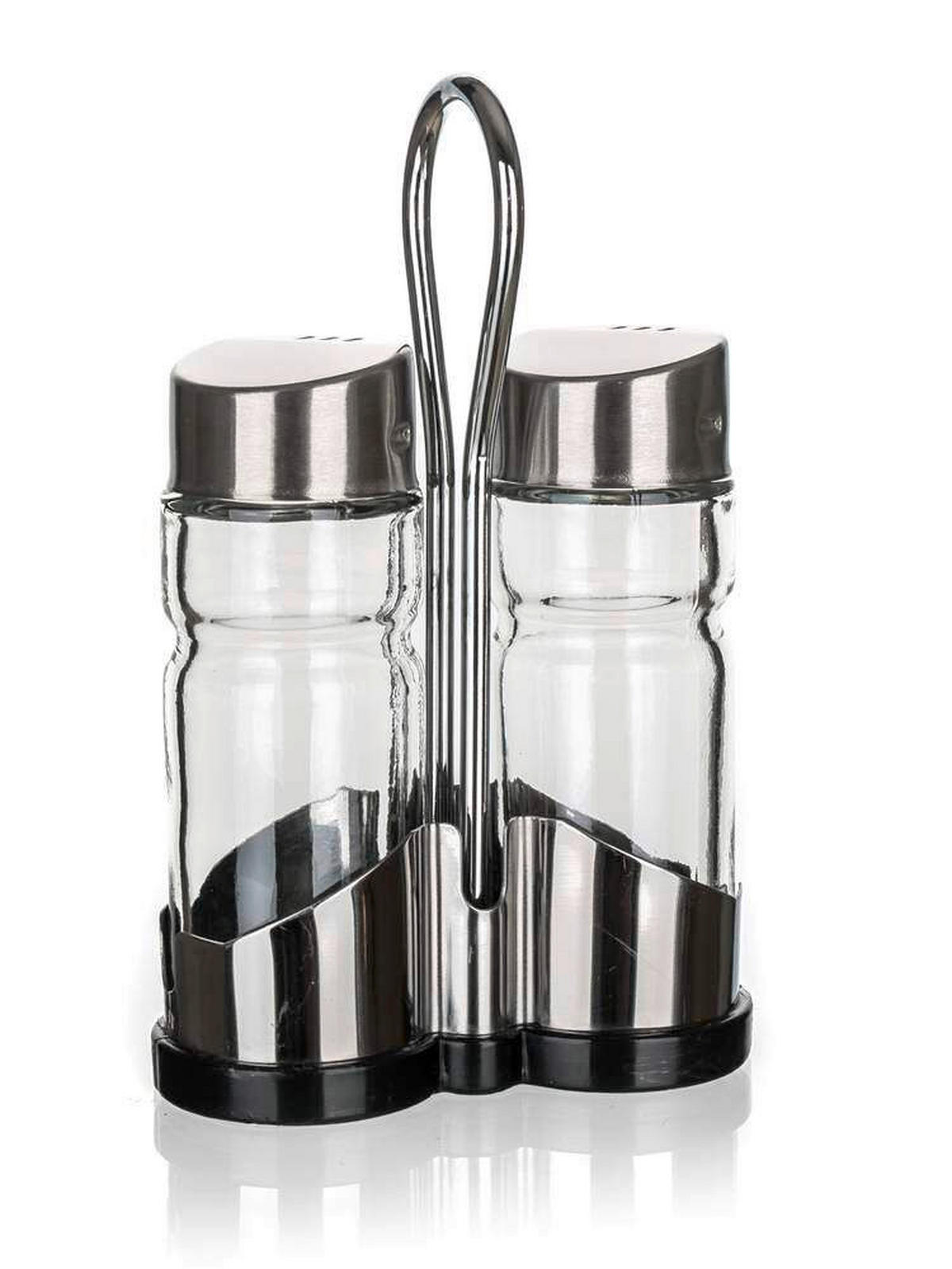 SLÁNKA A PEPŘENKA - Basics, kov/sklo (4/8.5/13.5cm)