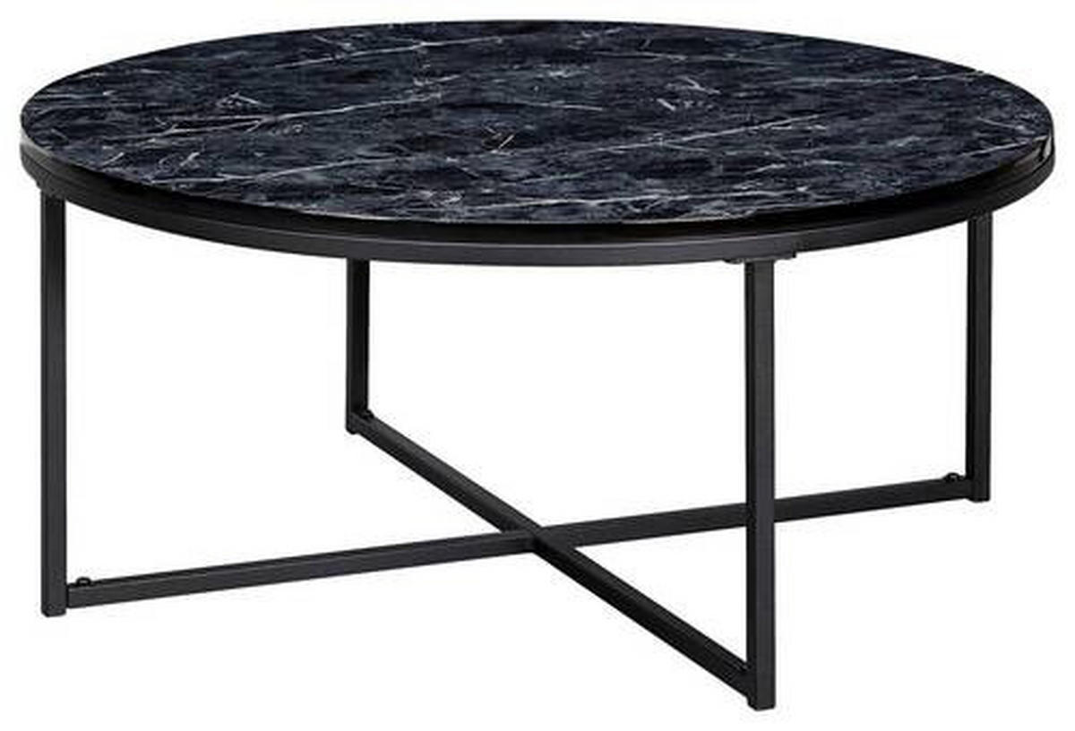 COUCHTISCH in Holzwerkstoff  - Schwarz, Konventionell, Holzwerkstoff/Metall (80/36cm) - MID.YOU