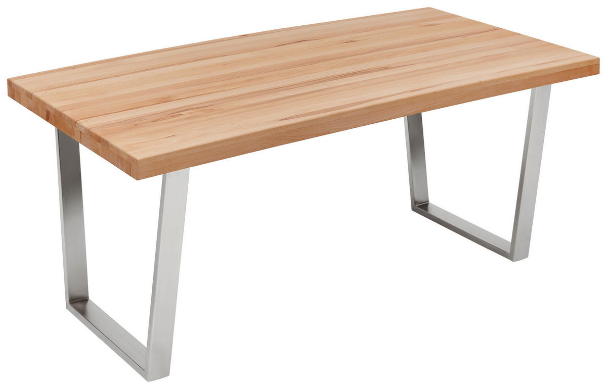 TISCHGESTELL in Metall 78/7,5/72 cm   - Edelstahlfarben, Design, Metall (78/7,5/72cm) - Valdera