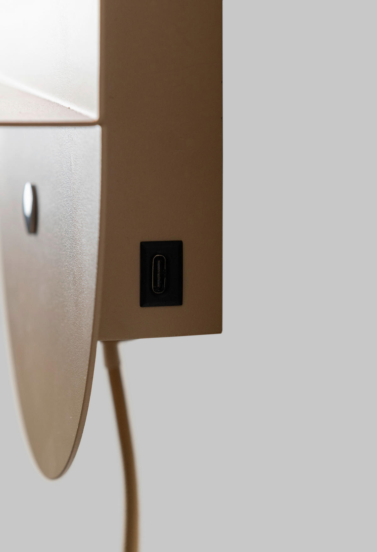 WANDLEUCHTE It's about RoMi 13,2/20/34 cm   - Beige, Design, Glas/Metall (13,2/20/34cm) - It's about Romi