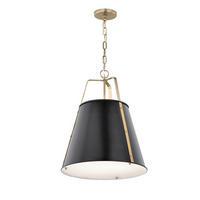 HÄNGELEUCHTE Kichler 57,2/45,7 cm  - Champagner/Schwarz, Design, Metall (57,2/45,7cm) - Elstead Lighting
