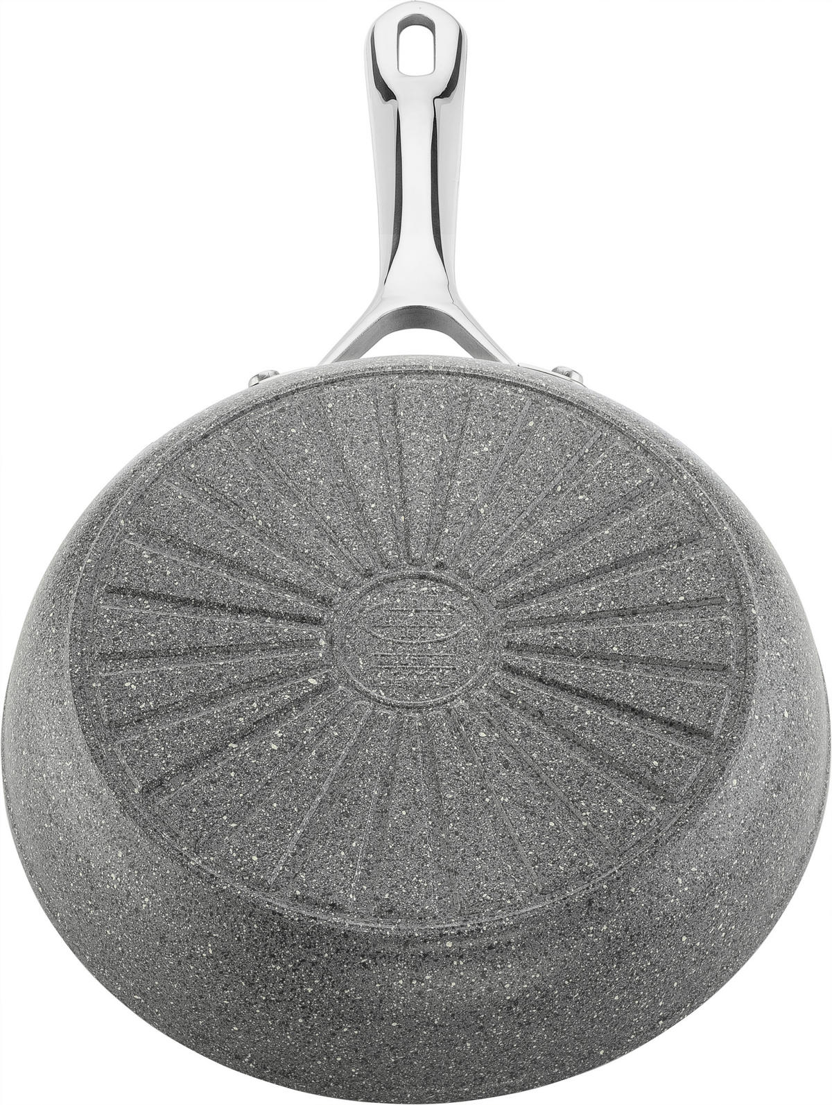 BRATPFANNE SALINA CERAMIC 24 cm  - Silberfarben, Basics, Metall (24cm) - Ballarini