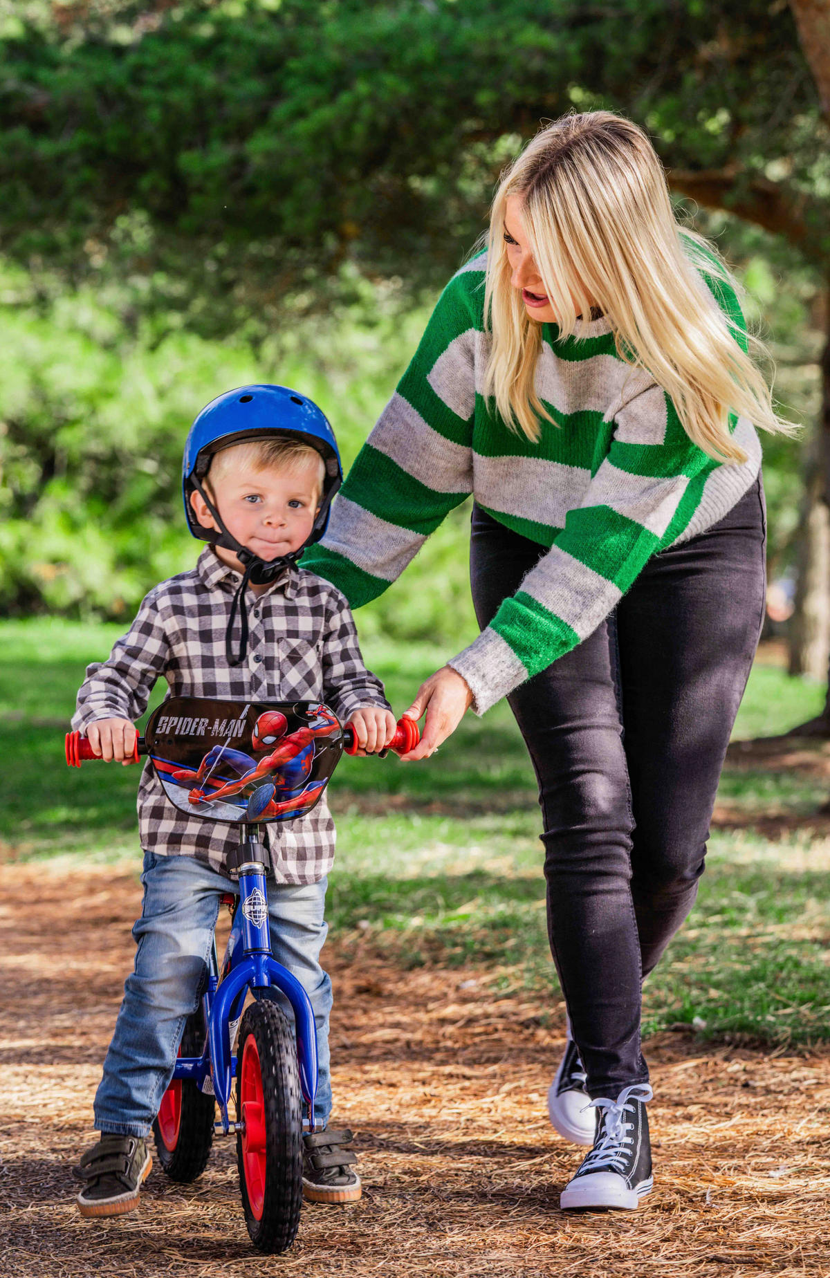 LAUFRAD  - Blau, Basics, Metall (44/87/64cm)