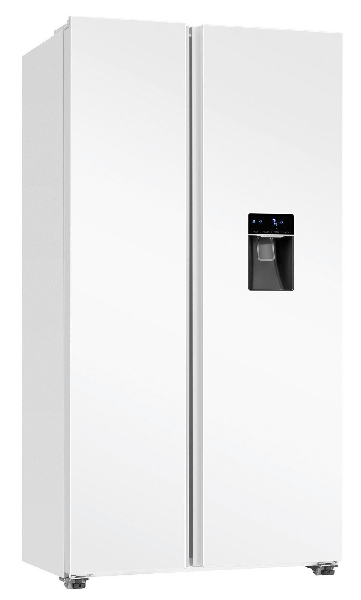 SIDE-BY-SIDE 90/177/59 cm SBS 7367  - Weiß, Trend, Kunststoff (90/177/59cm) - Bomann