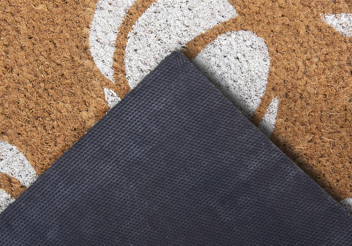 KOKOSMATTE  45/75 cm  Weiß, Hellbraun  - Hellbraun/Weiß, Basics, Naturmaterialien/Kunststoff (45/75cm) - Hanse Home