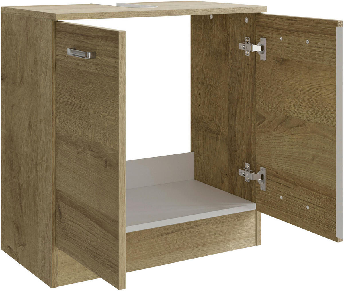 WASCHBECKENUNTERSCHRANK 60,2/62,4/33 cm  - Chromfarben/Eichefarben, Basics, Holzwerkstoff (60,2/62,4/33cm) - Pelipal