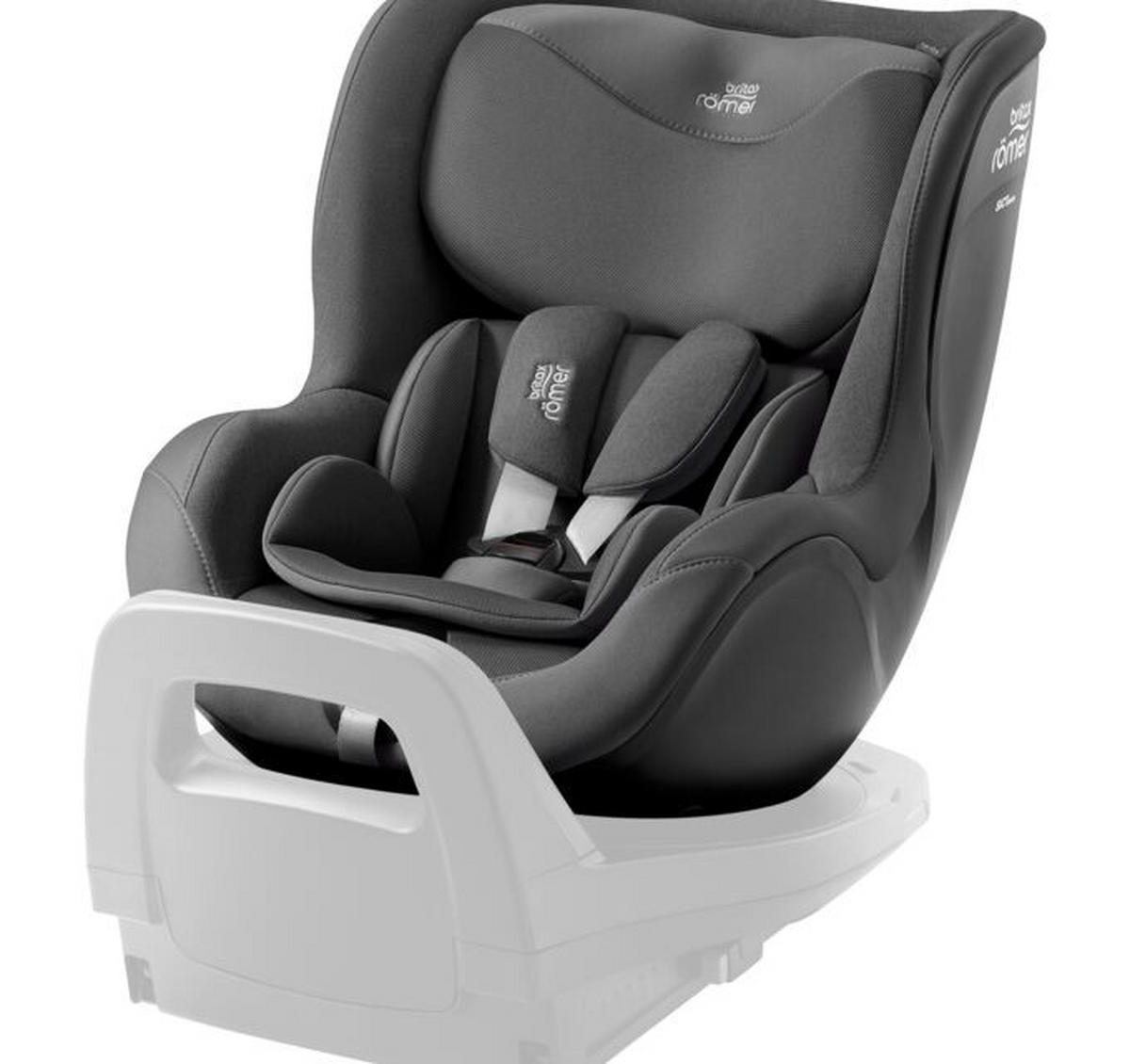 REBOARDER-KINDERSITZ Dualfix 5Z  - Dunkelgrau/Anthrazit, Basics, Kunststoff/Textil (44/48/74cm) - Britax Römer