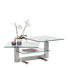 COUCHTISCH quadratisch - Design, Glas/Metall (70/47/70cm) - Novel