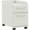 ROLLCONTAINER 32,6/54,3/60 cm  - Weiss/Edelstahlfarben, Design, Holzwerkstoff/Kunststoff (32,6/54,3/60cm) - Cantus