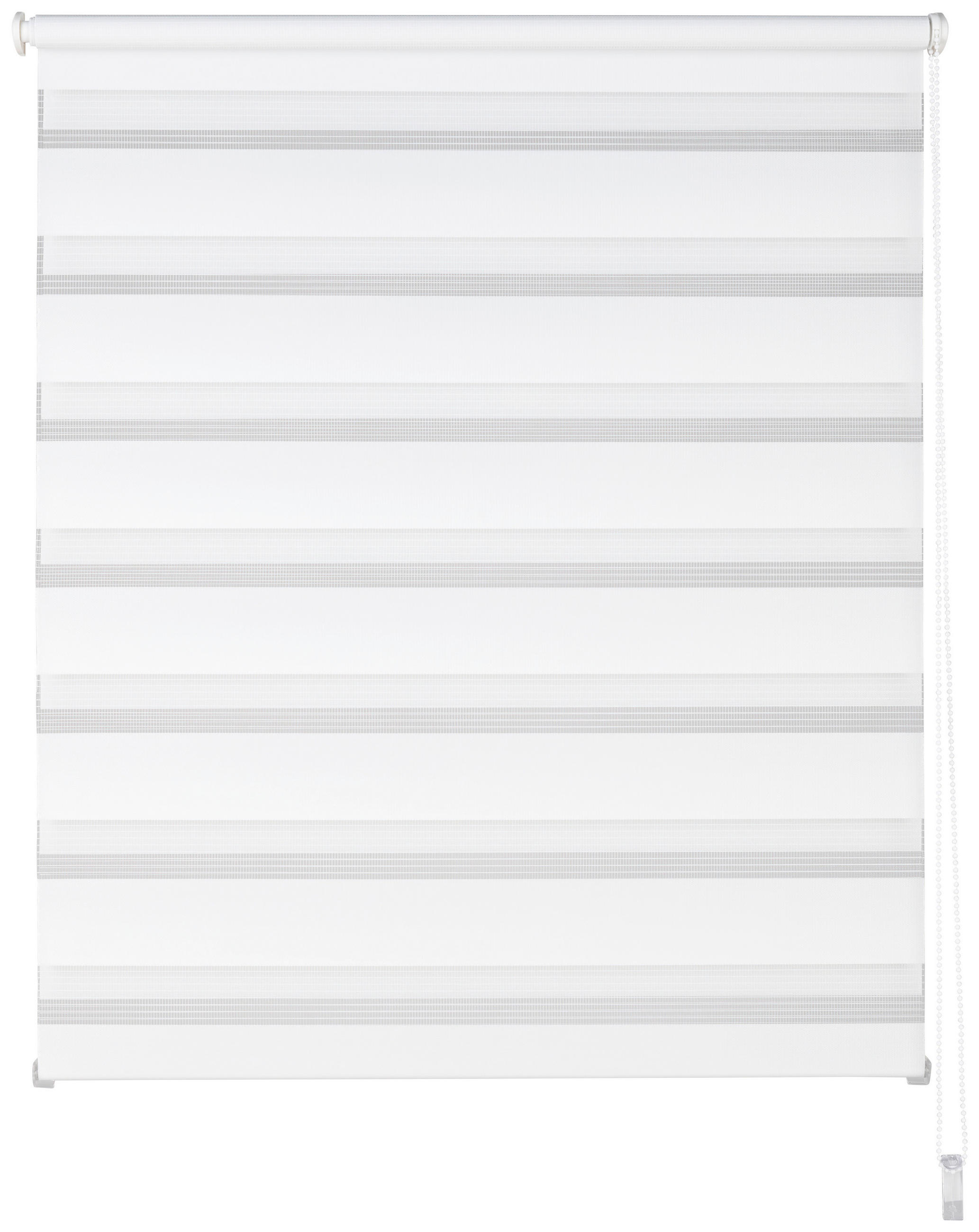DOPPELROLLO  halbtransparent     - Weiß, Basics, Textil (60/150/6cm) - Homeware