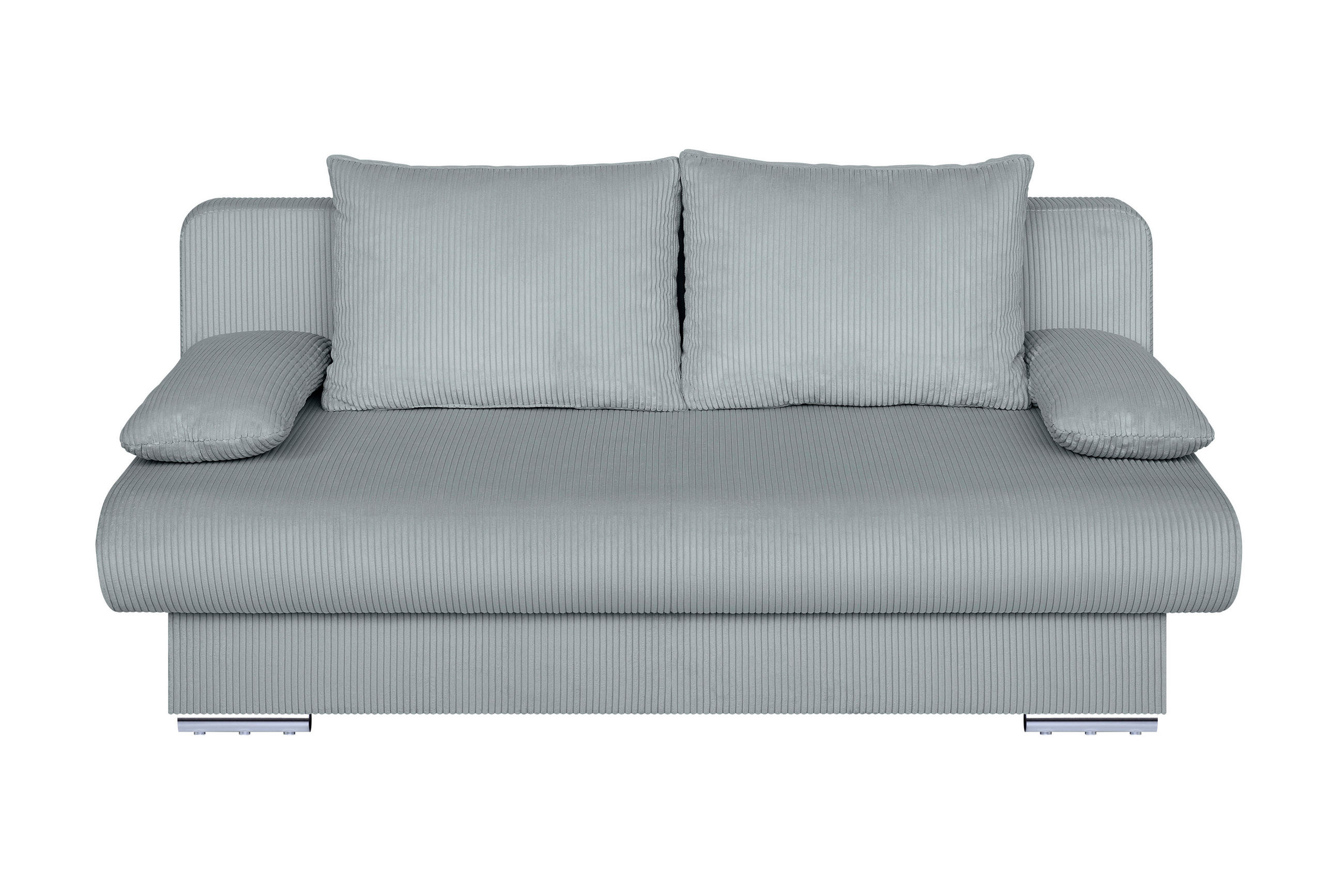 SCHLAFSOFA  in Mintgrün  - Chromfarben/Schwarz, Design, Holzwerkstoff/Kunststoff (193/86/85cm) - P & B