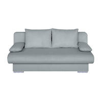 KANAPÉÁGY textil, faalapú anyag mentazöld  - krómszínű/fekete, Design, műanyag/faalapú anyag (193/86/85cm) - P & B