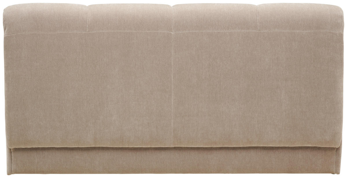KÁRPITOZOTT ÁGY 180/200 cm  bézs  - bézs/fekete, Modern, műanyag/textil (180/200cm) - Livetastic