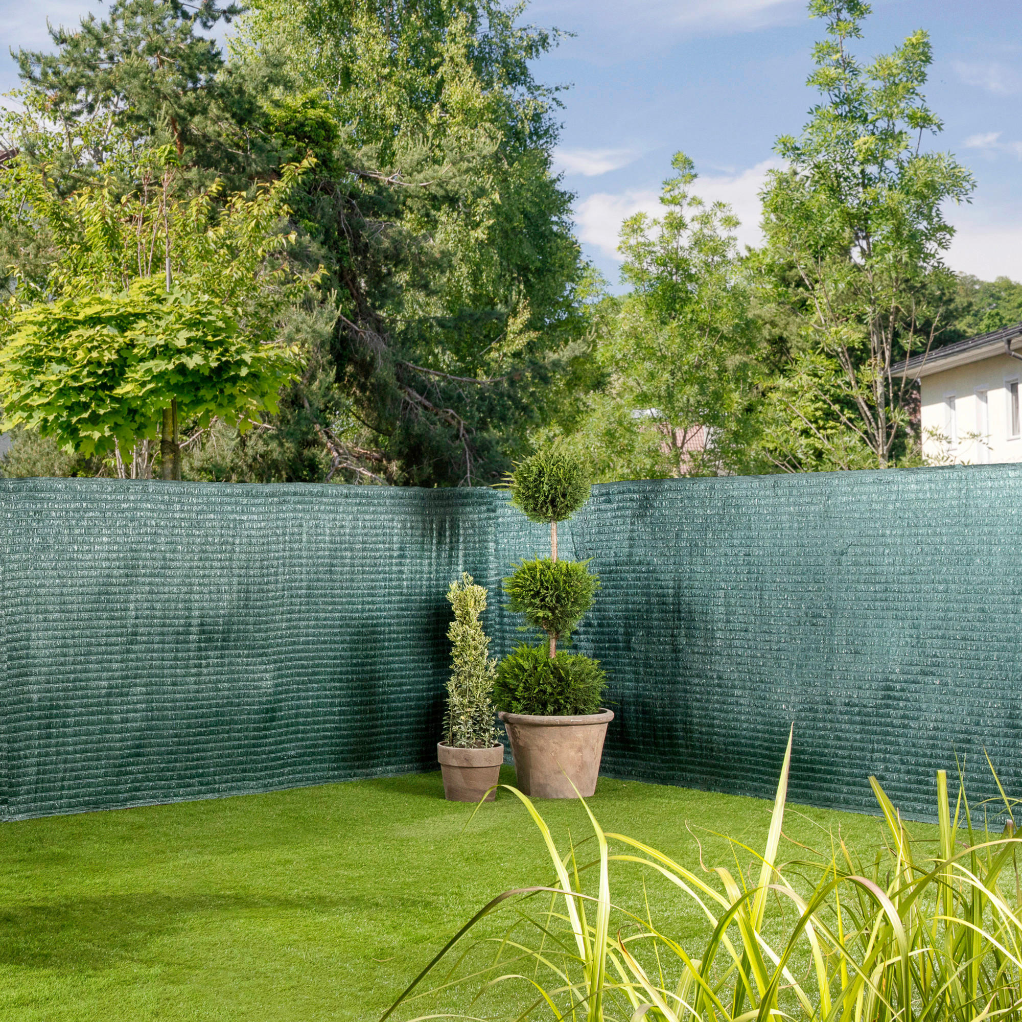 CLONA NA PLOT 90/300 cm  - zelená, Basics, plast (90/300cm)