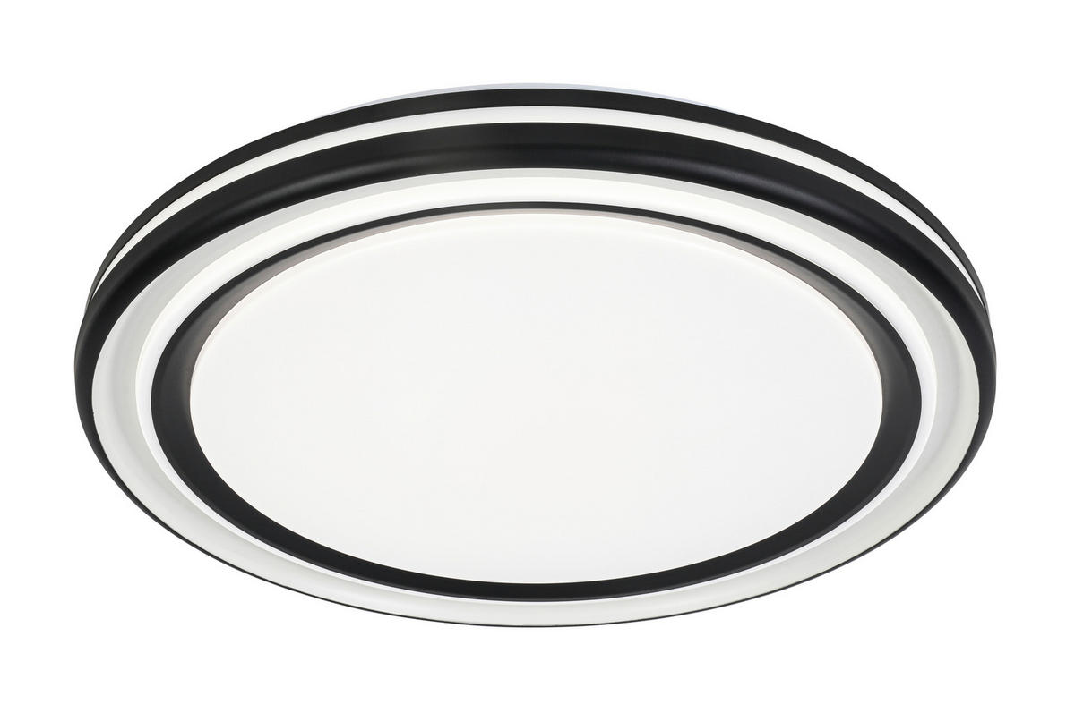 STROPNA LED-SVETILKA   48 W/5400 lm/3000-6500 K/220-240 V/ - črna/bela, Trend, kovina/umetna masa (49/6cm) - Novel