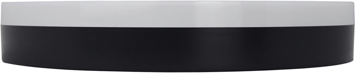 LED-DECKENLEUCHTE Orbis 28/5,1 cm   - Schwarz, Basics, Kunststoff (28/5,1cm)