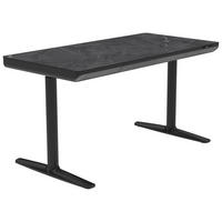SCHREIBTISCH höhenverstellbar  - Schwarz, Design, Holzwerkstoff/Kunststoff (140/70/73-118cm) - Novel