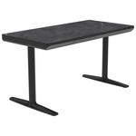 SCHREIBTISCH 140/70/73-118 cm  in Schwarz  - Schwarz, Design, Holzwerkstoff/Kunststoff (140/70/73-118cm) - Novel
