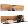 WANDBOARDSET  90/20/22 cm  - Wildeiche, Natur, Holz/Metall (90/20/22cm) - Linea Natura